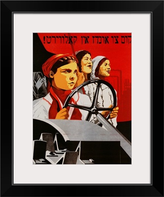 Russian Poster Worker Women