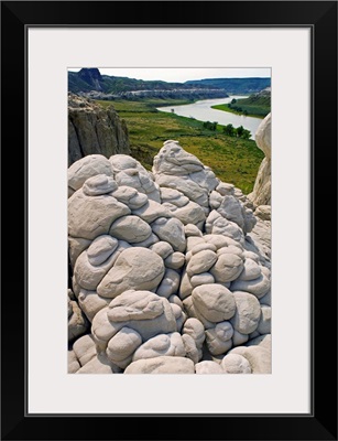 Sandstone Formations On The Banks Of The Missouri