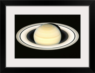 Saturn, satellite view
