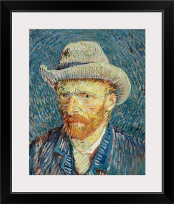 Self-Portrait With Grey Felt Hat By Vincent Van Gogh