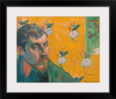 Self-Portrait With Portrait Of Bernard, Les Miserables By Paul Gauguin