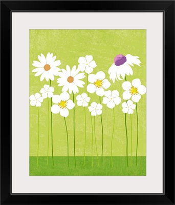 Spring Flowers graphic poster
