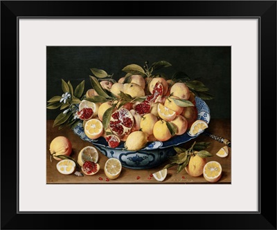 Still Life of Lemons, Oranges, and Pomegranates by Jacob van Hulsdonck