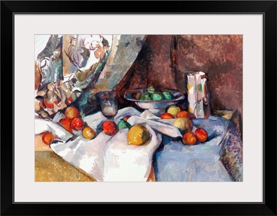 Still Life With Apples By Paul Cezanne