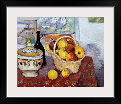 Still-life with soup tureen, by Paul Cezanne