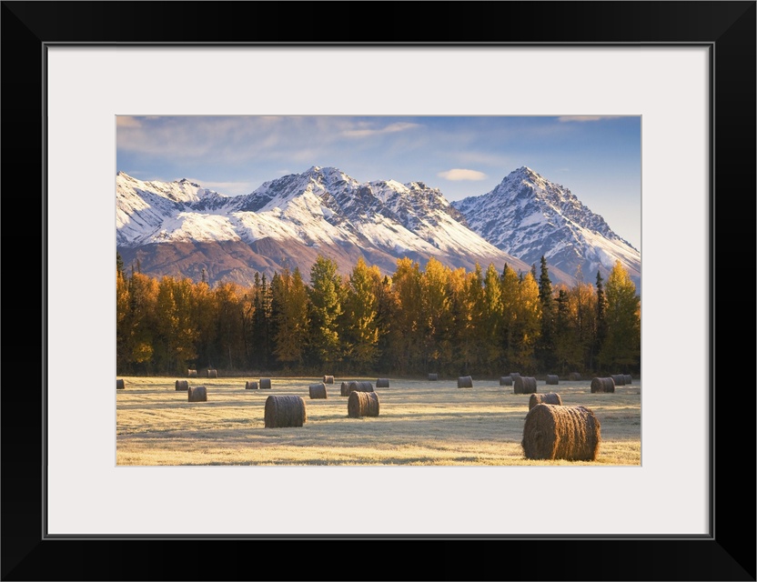 Sunrise on an Alaskan Farm.