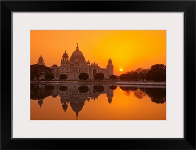 Sunset at the Victoria Memorial, Calcutta
