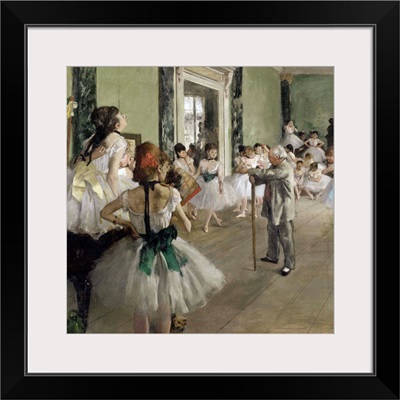 The Ballet Class By Edgar Degas