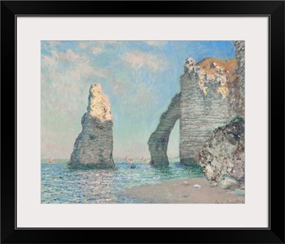 The Cliffs At Etretat By Claude Monet