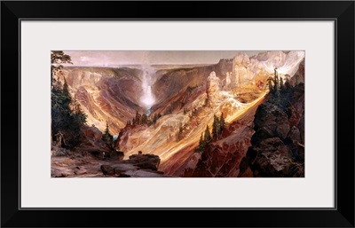 The Grand Canyon Of The Yellowstone By Thomas Moran
