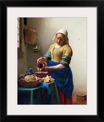The Milkmaid By Jan Vermeer