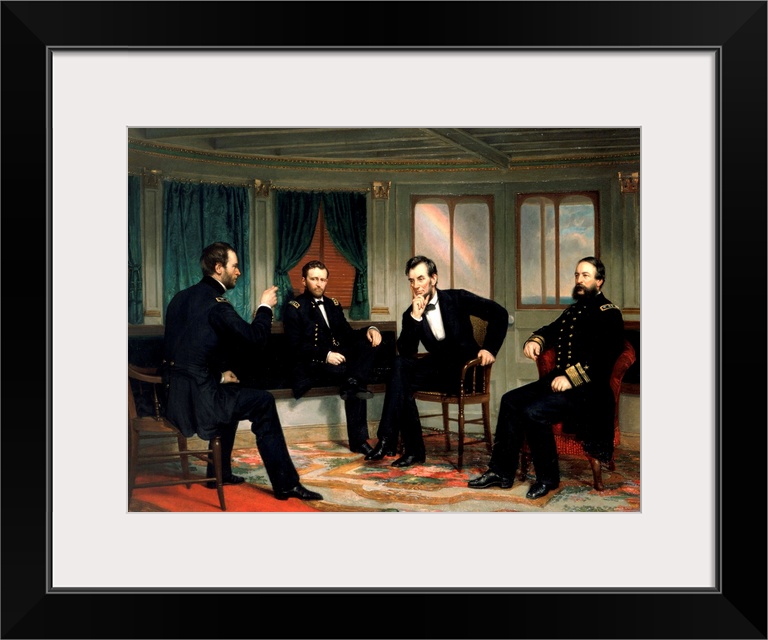 Circa 1868, oil on canvas, 119.7 x 159.1 cm (47.13 x 62.64 in). Located in the White House, Washington, DC, USA. Sherman, ...