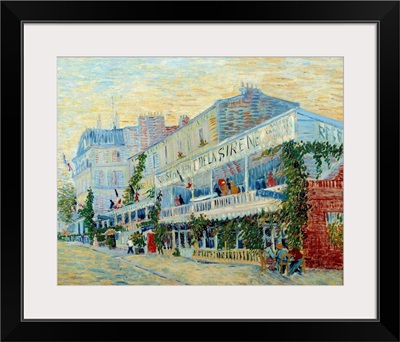 The Restaurant de la Sirene at Asnieres - by Vincent van Gogh