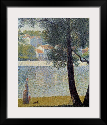 The Seine at Courbevoie by Georges Seurat