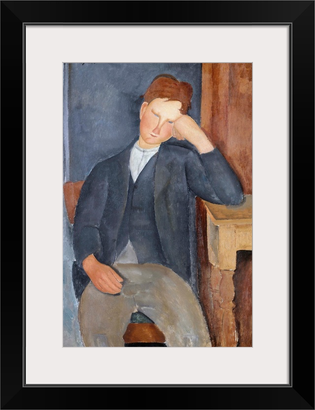 Amedeo Modigliani (French, 1884-1920), The Young Apprentice, 1918-19, oil on canvas, 100 x 65 cm (39.4 x 25.6 in), Musee d...