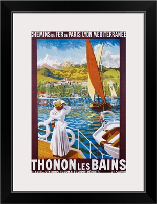Thonon Les Bains Poster By Robert Boullier