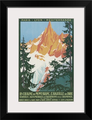 Travel Poster for French Alps