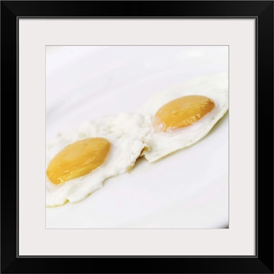 Two fried eggs