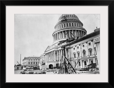 U. S. Capitol Under Construction