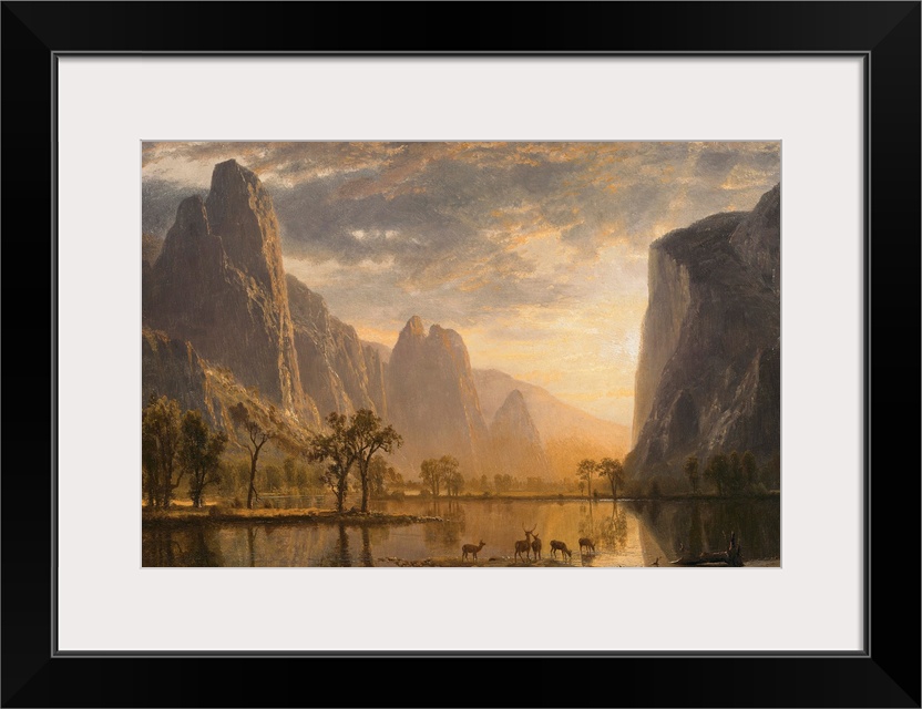 Valley Of The Yosemite By Albert Bierstadt