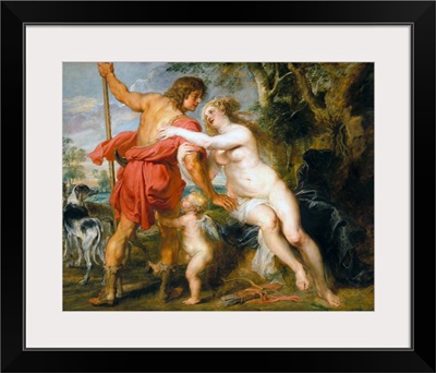 Venus And Adonis By Peter Paul Rubens