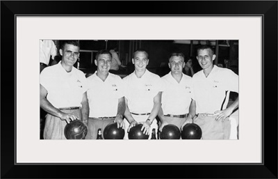 Vintage bowling team
