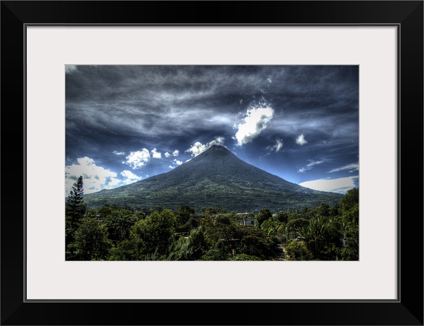 Volcano Agua near Antigua, Guatemala.