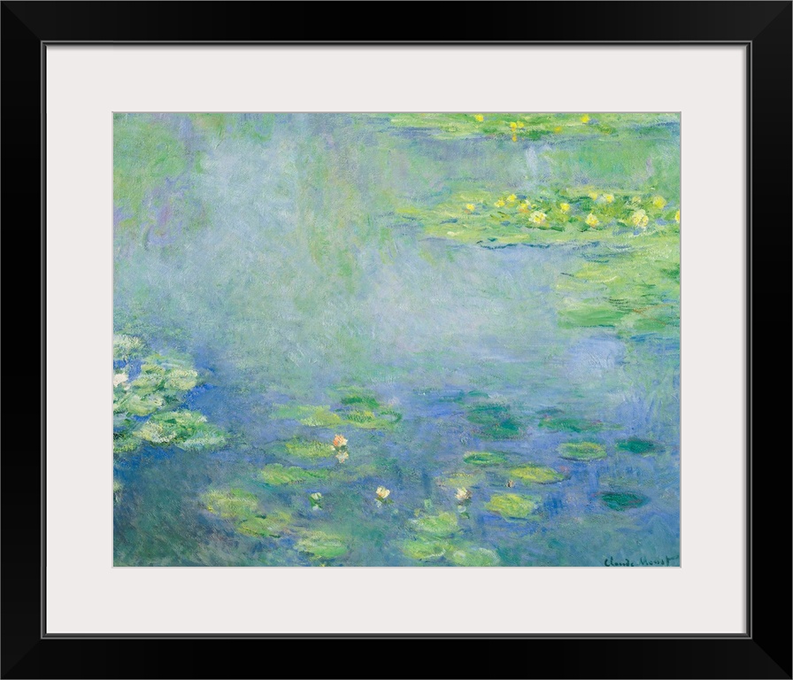 Claude Monet (French, 1840-1926), Waterlilies, c. 1906, oil on canvas, 73 x 92.5 cm (28.7 x 36.4 in), Ohara Museum of Art,...