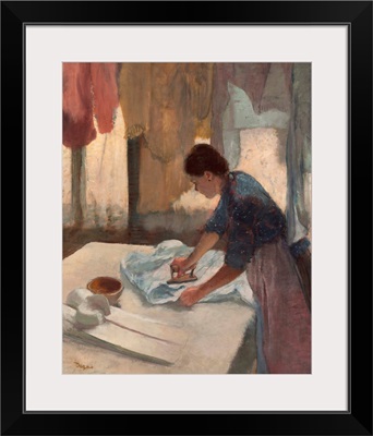 Woman Ironing By Edgar Degas