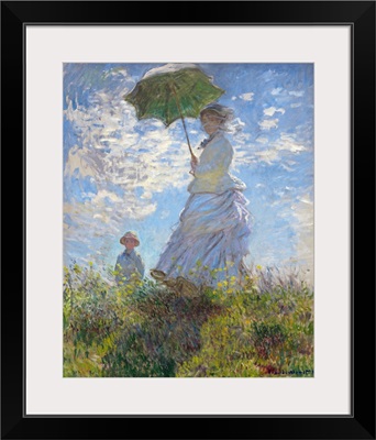 Woman With A Parasol - Madame Monet And Her Son