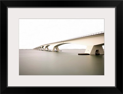 Zeeland Bridge, the longest bridge in Netherlands.