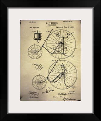 Bicycle Patent III Buff