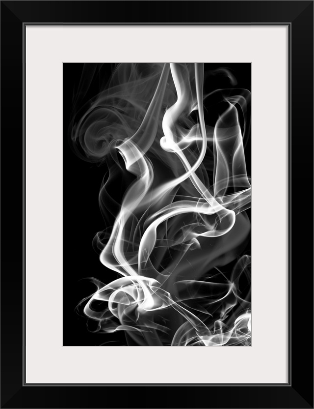 Black Smoke Abstract