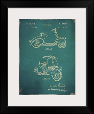 Scooter Patent I Blue