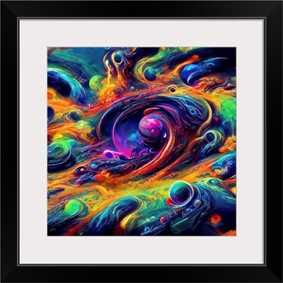 Abstract Swirls Cosmic