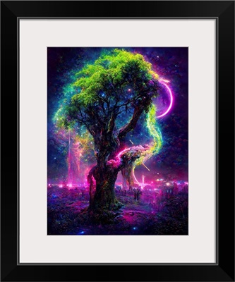 Neon Oak Tree