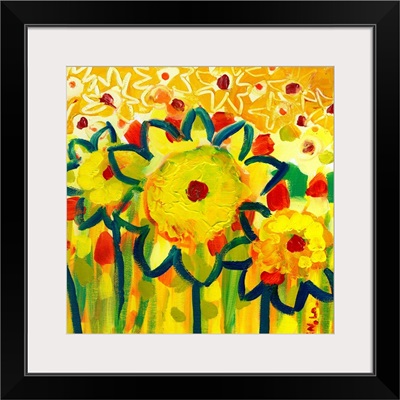 Amongst the Sunflowers No 1
