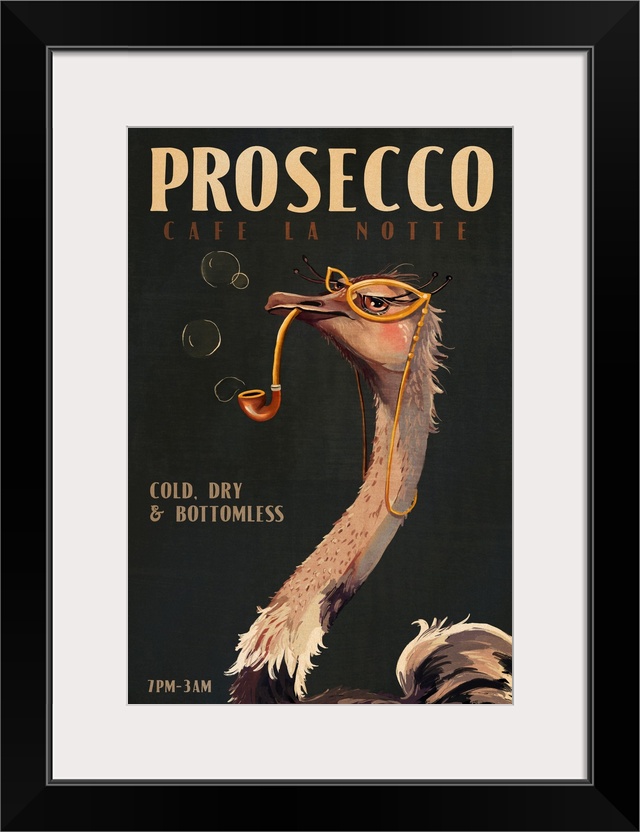 Deco Prosecco Ostrich