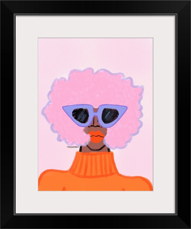 Pink Afro