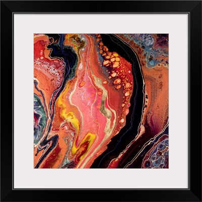 Pink And Orange Abstract 47