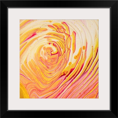 Yellow And Pink Abstract 64