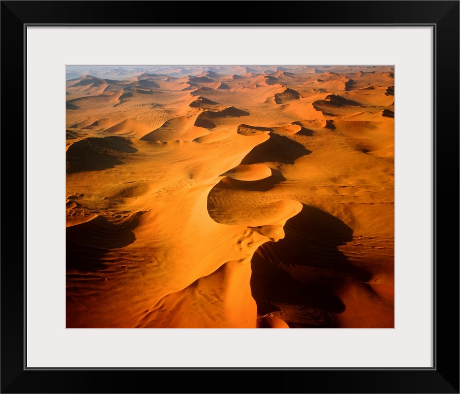 Aerial View Of Sand Dunes, Sossusvlei, Namibia, Africa