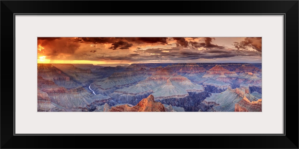 USA, Arizona, Grand Canyon National Park (South Rim), Colorado River from Mohave Point