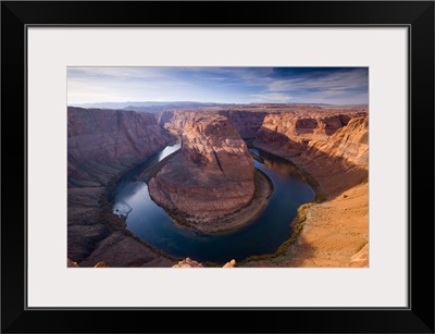 Arizona, Page, Horseshoe Bend Canyon and Colorado River