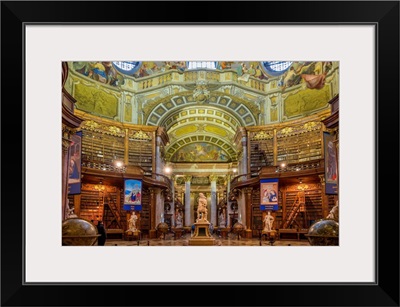 Austria, Vienna, National Bibliothek Prunksaal, National Library Great Hall, interior