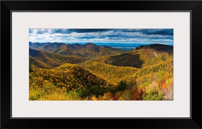 Blue Ridge Mountains In Autumn, Shenandoah National Park, Virginia, USA