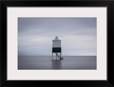 Burrnham's Stilted Low Lighthouse At High Tide, Burnham On Sea, Somerset, England