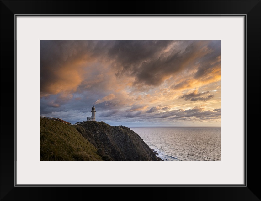 Cape Byron Lighthouse at sunrise, Byron Bay, New South Wales, Australia.