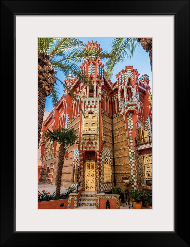 Casa Vicens, Designed By Antoni Gaudi And Considered One Of The First Buildings Of Art Nouveau, Barcelona, Catalonia, Spain