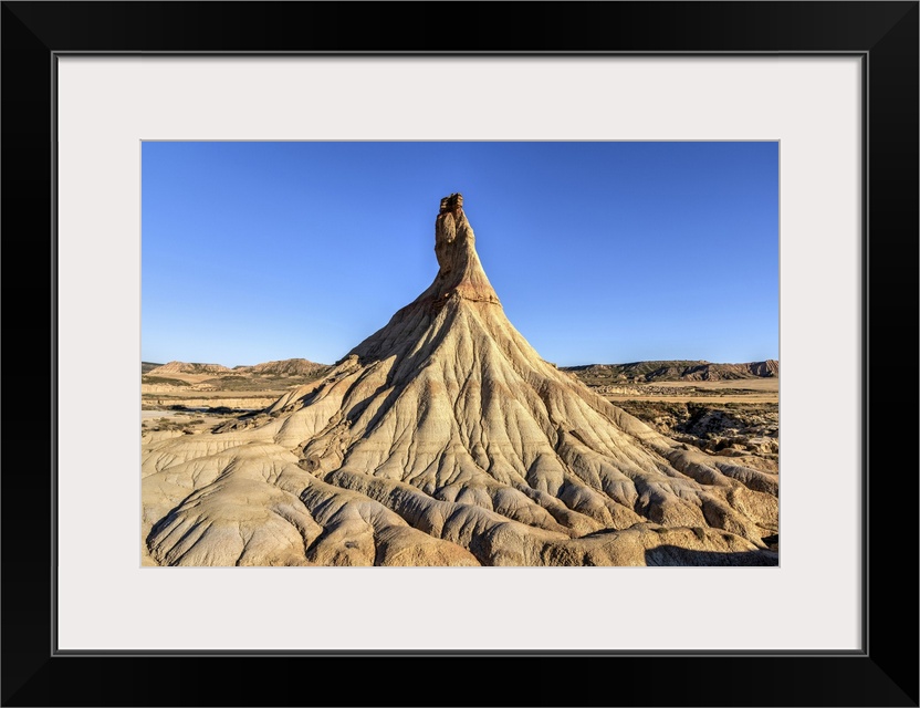 Castildetierra rock formation, Bardenas Reales badlands, Navarre, Spain